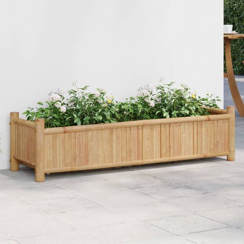 Furnova Cvetlično korito 100x30x25 cm bambus, (21921591) Cene