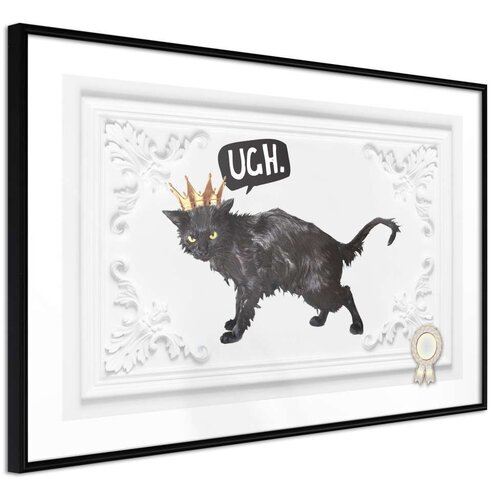  Poster - Cat Rules I 45x30 Slike