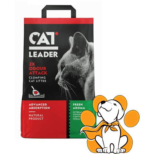 Cat Leadere cat leader clumping odour attack fresh 5kg, grudvajući posip vrhunskog kvaliteta Cene