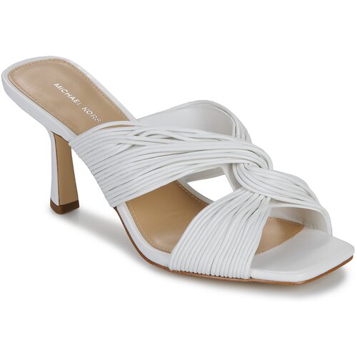 Michael Kors Natikači ALESSIA MULE SANDAL Bela Slike