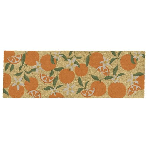 Artsy Doormats Predpražnik iz kokosovih vlaken 40x120 cm Orange &amp;ndash; Slike