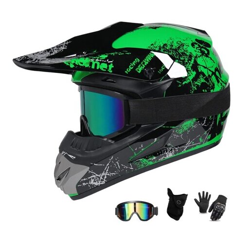 Prolinetech Kaciga za Qvad-BMX-Cros PLT/HE-GRE_M Slike