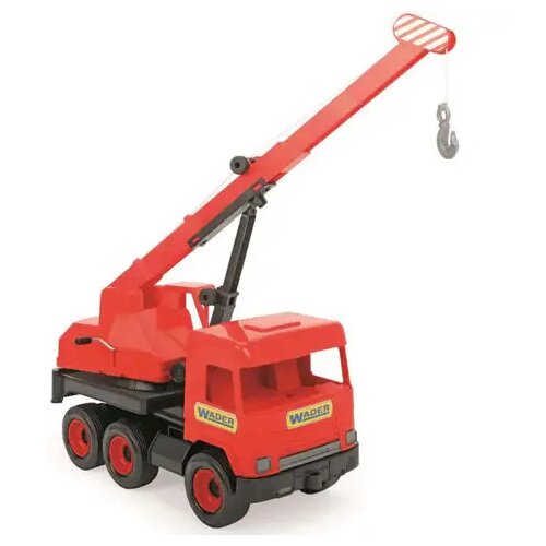 Wader Middle Truck: Crveni kamion s kranom - 43cm - Cijene