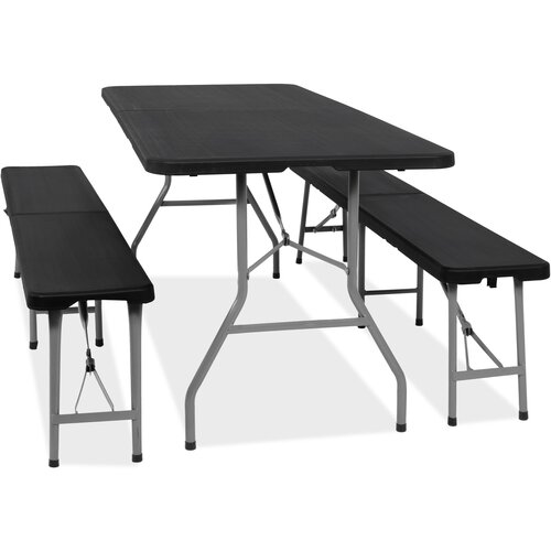 springos Set vrtni prijenosni sklopivi stol i 2 klupe 180 cm Cijene