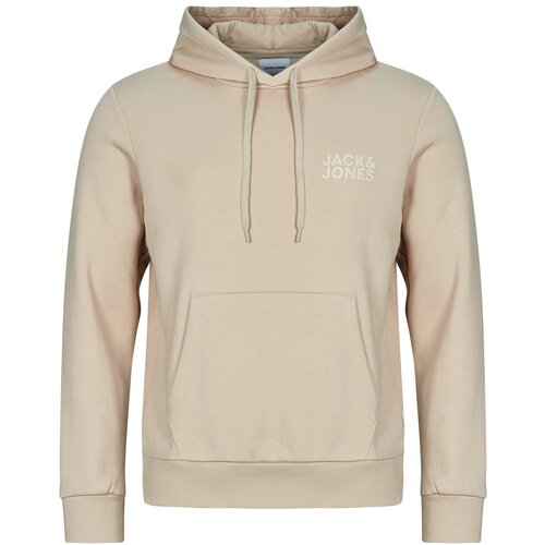 Jack & Jones JJECORP LOGO SWEAT HOOD Bež Cijene