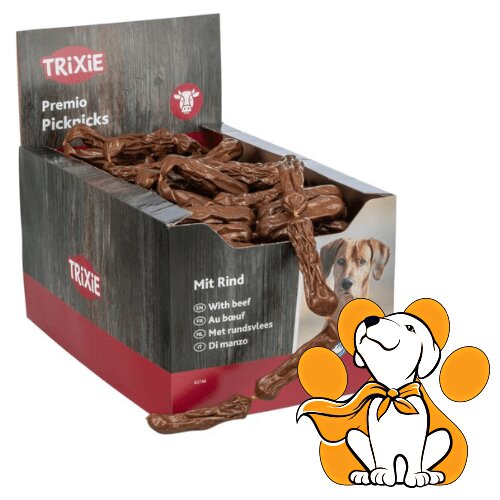 Trixie Premio Picknicks With Beef 200 kom, Lanac Sušenih Kobasica Na Vazduhu Cene