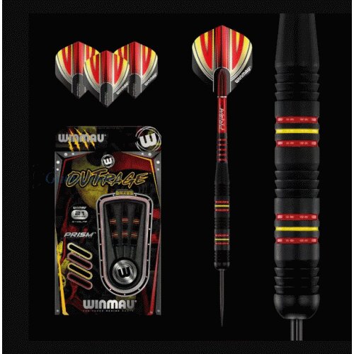 Pikado set strelica steel winmau outragee 21G Slike