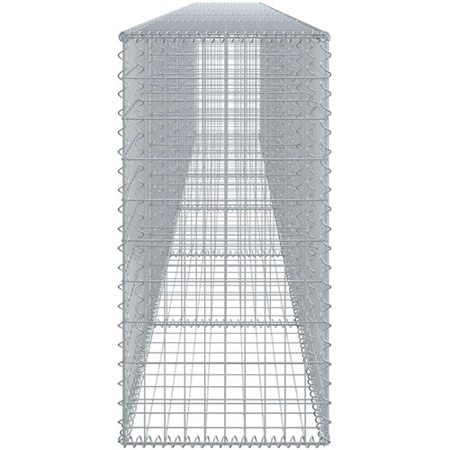  Gabionska ko&amp;scaron;ara s poklopcem 600x50x100 cm pocinčano željezo Slike