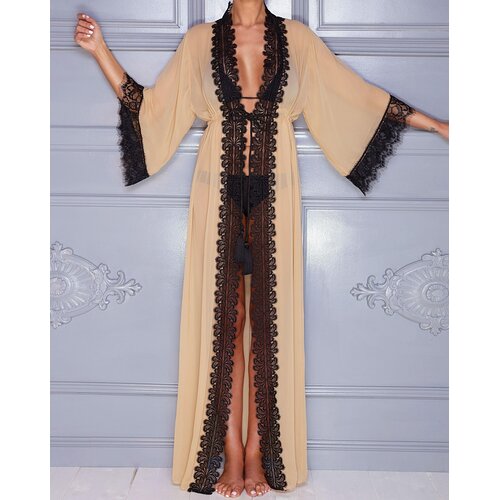 Luna Collection Ženski kaftan Portofino bež Cene