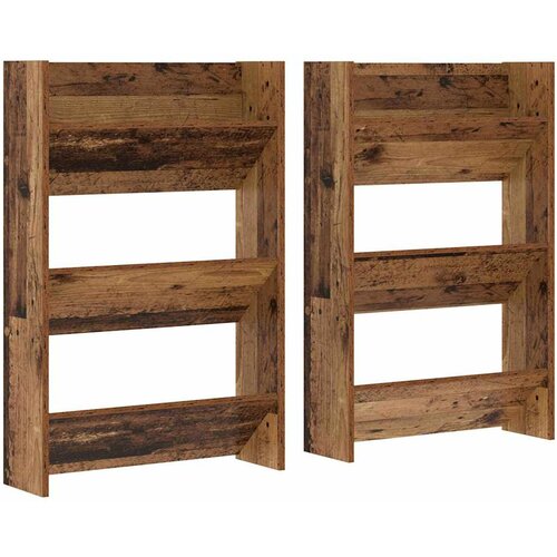 vidaXL Omara za čevlje 2 pcs Star les 60 x 18 x 90 cm Konstruiran les, (5000161735) Cene