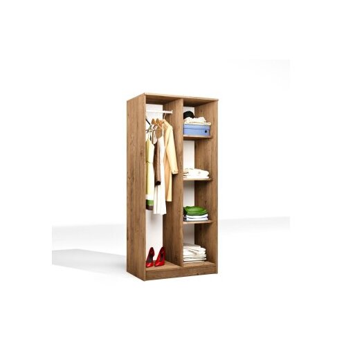Hanah home Ormar Kardelen 1600-122, 80x180x51.8 cm, , Smeđa Slike
