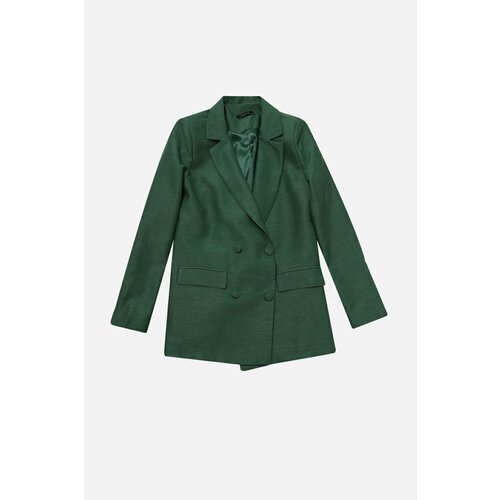 Trendyol green Button Detailed Jacket Slike