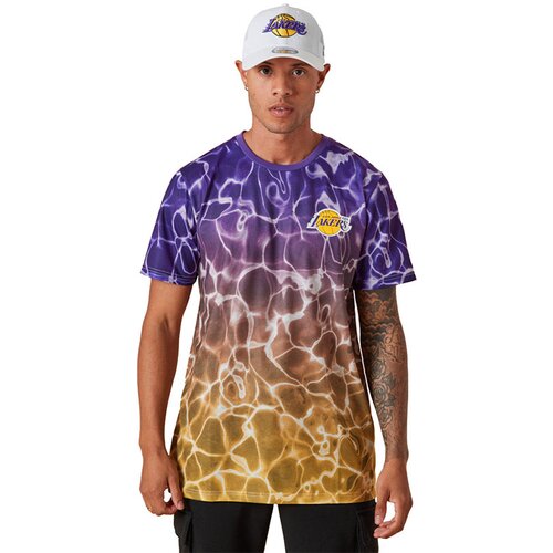 New Era Los Angeles Lakers Team Colour Water Print majica Cijene