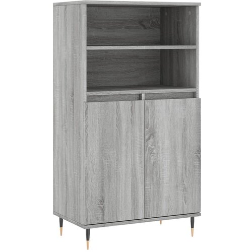 Maison Chic Visoka omara - Komoda - Predalnik siva sonoma 60x36x110 cminženirski les, (21720964) Cene