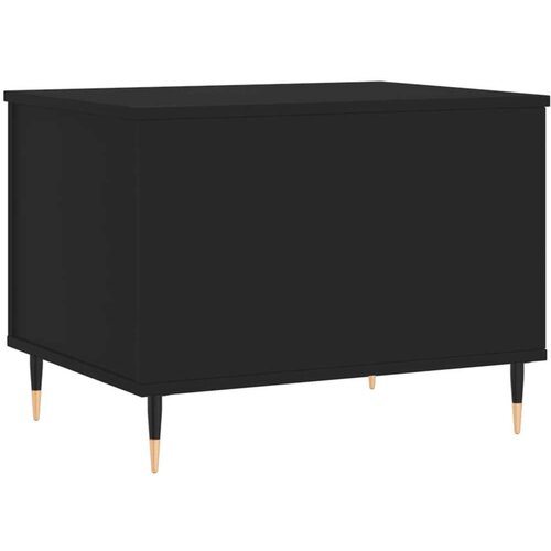  Stolić za kavu crni 60 x 44 5 x 45 cm od konstruiranog drva Slike