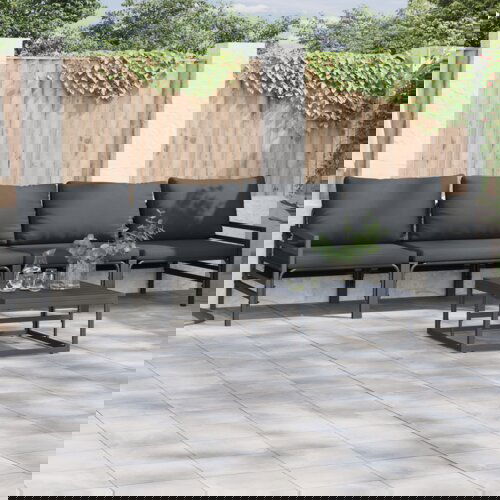  Sjedeća garnitura za vrt 5 pcs Antracitno siva Čelik Cene