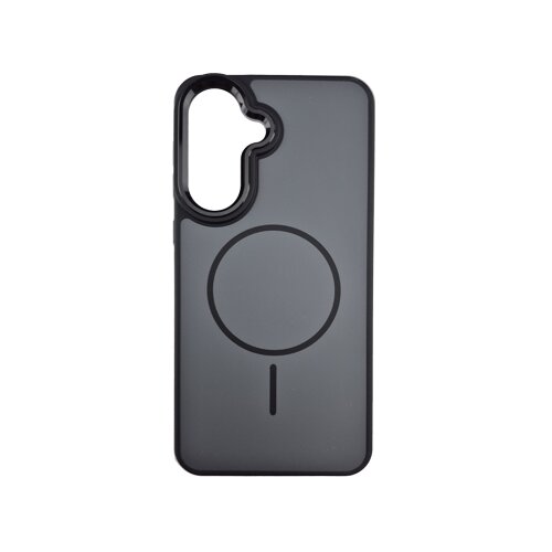  Silikonska futrola Magsafe Chrome Iphone 17 CRNA Slike
