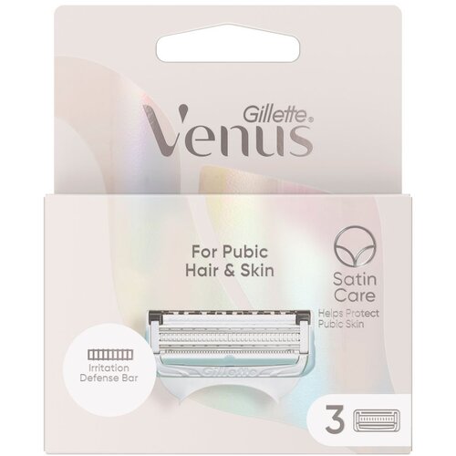 Gillette Venus Venus For Pubic Hair&Skin nadomestne britvice za urejanje bikini linije 3 kos Cene