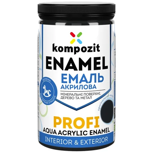  Akrilni emajl KOMPOZIT PROFI Gloss 0,3 l - različni odtenki