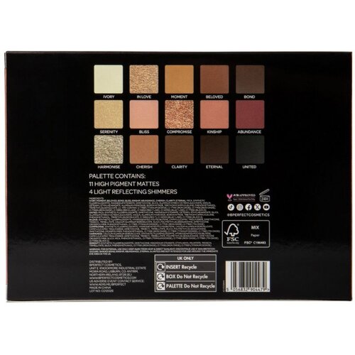 BPerfect Harmony II Shadow Palette paleta senčil za oči 22.5 g Slike