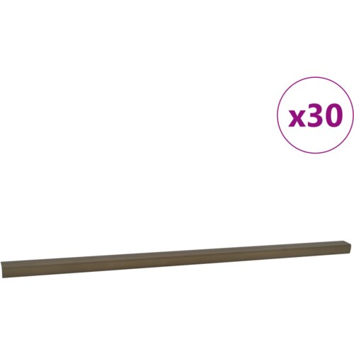  Stubi&amp;scaron;na obloga 30 pcs Smeđa 67 cm Aluminij Slike
