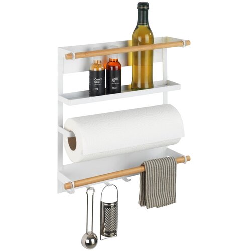 Wenko 54113100 - Organizator MAGNA 33x34 cm bela/braon/crna Cene