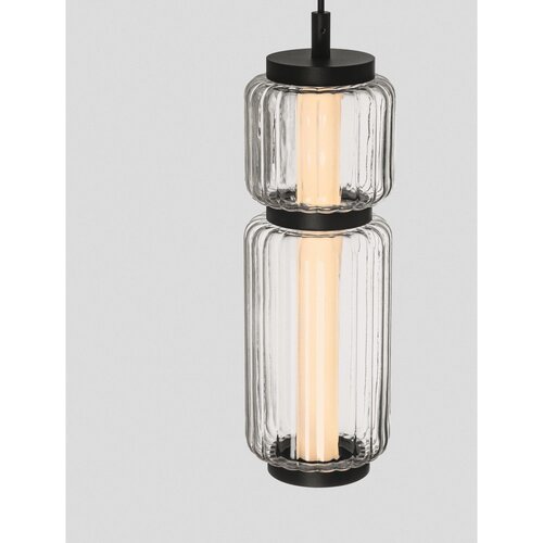 Nova Luce Mat črna steklena LED viseča svetilka &amp;oslash; 12 cm Liesa &amp;ndash; Slike