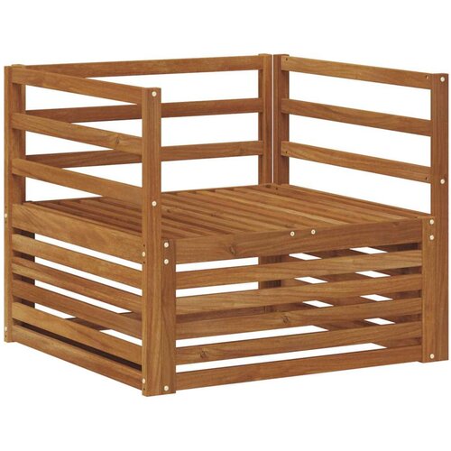  2 Komad Sofa s naslonima Prirodna - Prirodna vodoravne letvice Slike