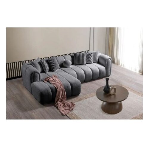 Atelier Del Sofa ugaona garnitura n line left dark grey Slike