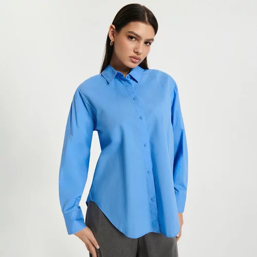 Sinsay - Bombažna srajca - Modra