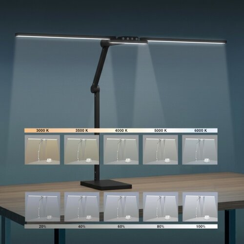  Brilagi-LED prigu&amp;scaron;iva dodirna stona lampa VARIO LED/24W/230V 3000-6500K crna. Slike