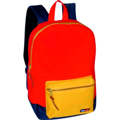 Semiline Unisex's Backpack 3269-5 Multicolour crna | narandžasta | crvena Slike