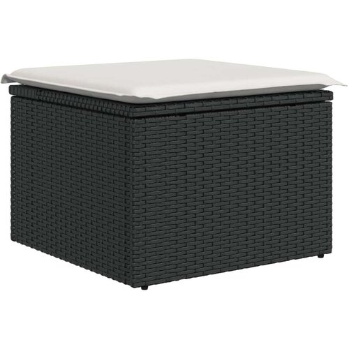 VidaXL 11-dijelni set vrtnih sofa od poliratana s jastucima smeđi Slike