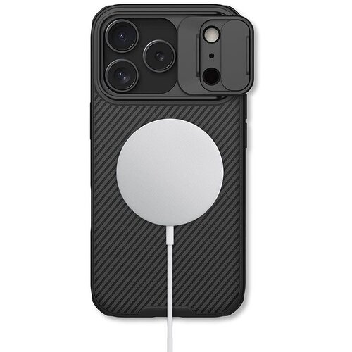 Nillkin CamShield Pro Magnetic futrola za iPhone 17 Pro, MagSafe, crna Slike