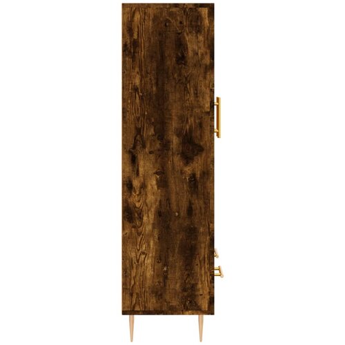  Visoka komoda boja hrasta 69,5 x 31 x 115 cm konstruirano drvo Slike