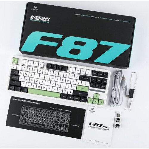 Aula tastatura F87 mehanička 2.4GHz/USB-C/BT5.0 Slike