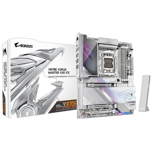 Gigabyte Matična ploča X870E AORUS MASTER X3D ICE Gaming Cene