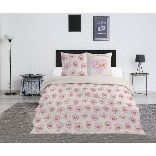 Disney Stitch Funda nordica Stitch &amp;amp; Angel Disney cama 135cm policotton Slike