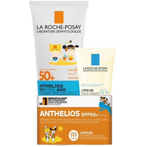 LAROCHE-POSAY La Roche-Posay anthelios kids set 250ml+gwp lipikar oil 100ml Cene