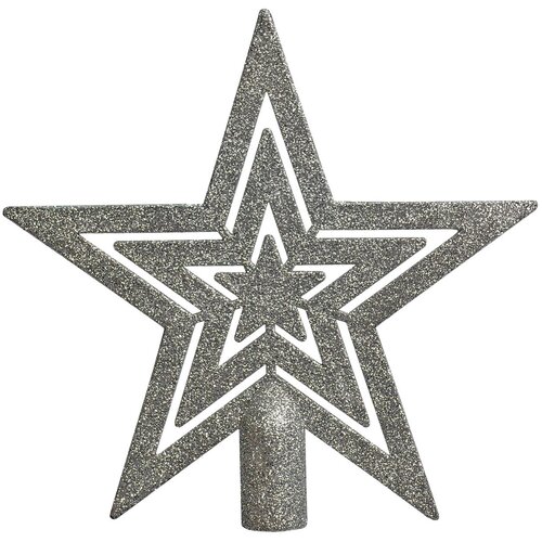 Other vrh za jelku zvezda 18 cm srebrna Cene