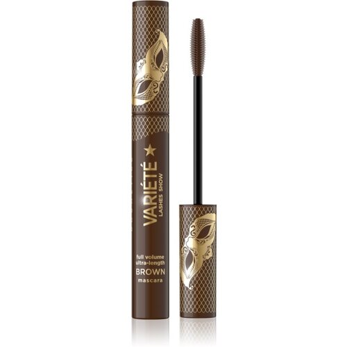 Eveline Cosmetics Variété Lashes Show maskara za volumen in določanje trepalnic odtenek Brown 10 ml Cene