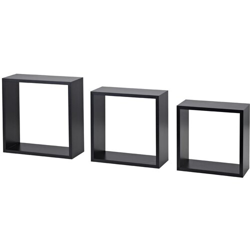  Set zidnih polica Frame (Opteretivost: 5 kg, Crne boje) Cijene