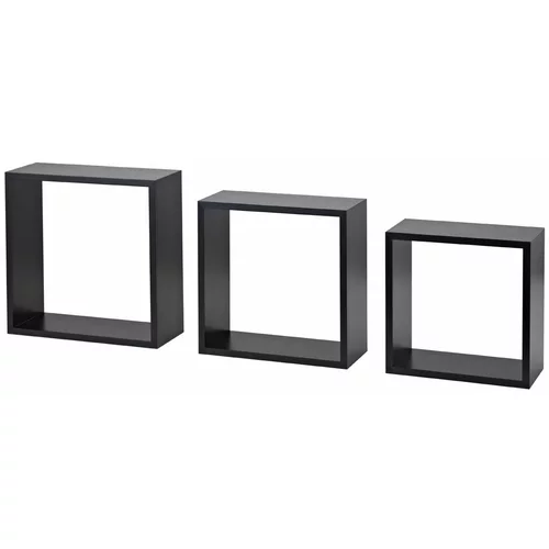  Set zidnih polica Frame (Opteretivost: 5 kg, Crne boje)