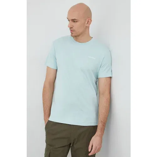 Calvin Klein Pamučna majica boja: zelena, jednobojni model