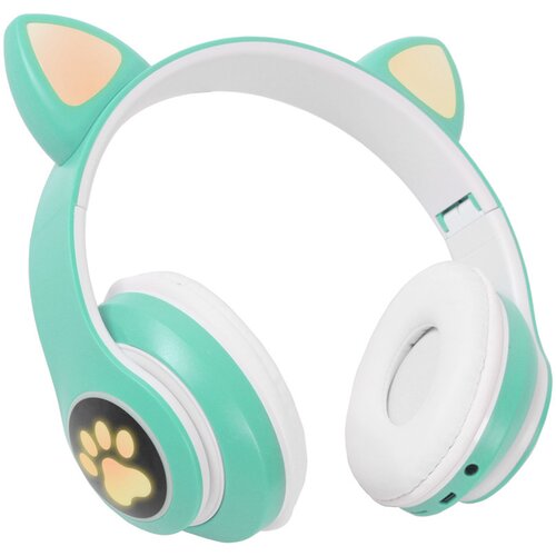  bluetooth slusalice cat ear JST-28 mint Cene