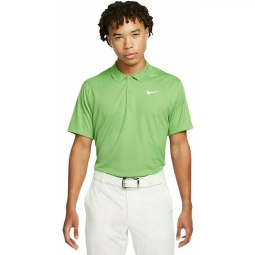 Nike Dri-Fit Victory Mens Golf Polo Chlorophyll/White L