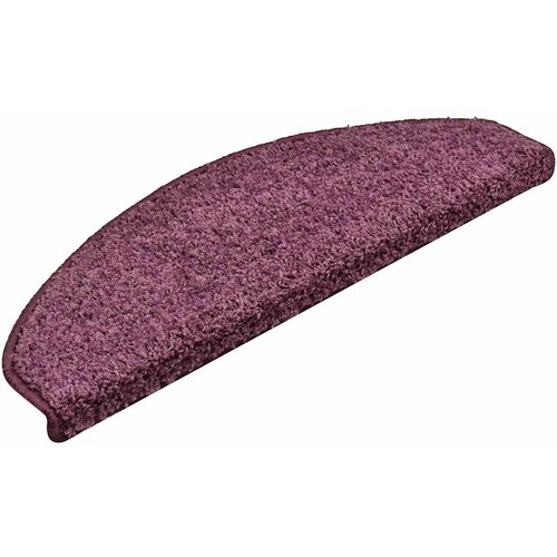  Prostirke za stepenice 30 kom 65x21x4 cm tamnoljubičaste poluokrugle velike Slike