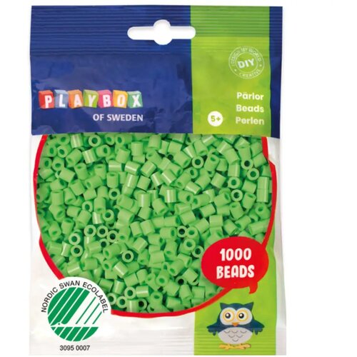 Playbox 5mm MIDI perlice za peglanje, 1000 komada, proljetno zelena boja Cene