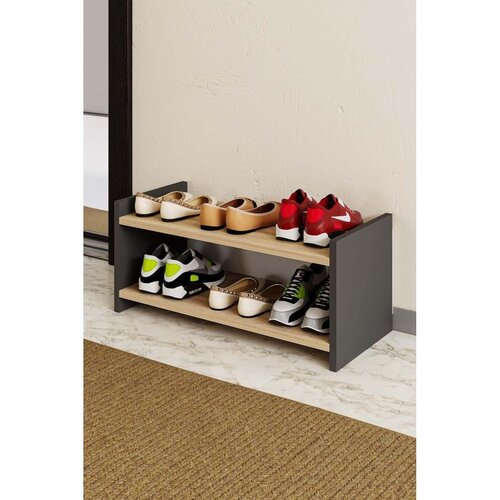 Hanah home stalak za obuću Perge, 68 cm, hrast Sonoma / antracit Cene