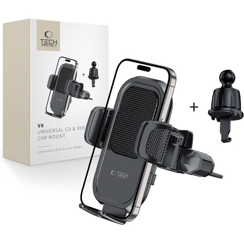 TECH-PROTECT V8 UNIVERZALNO AVTO DRŽALO ZA TELEFON ZA CD VENTILACIJO, (5000348699) Slike
